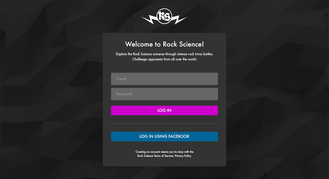 Rock Science login